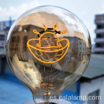 Lámpara de ambiente recargable vintage de madera